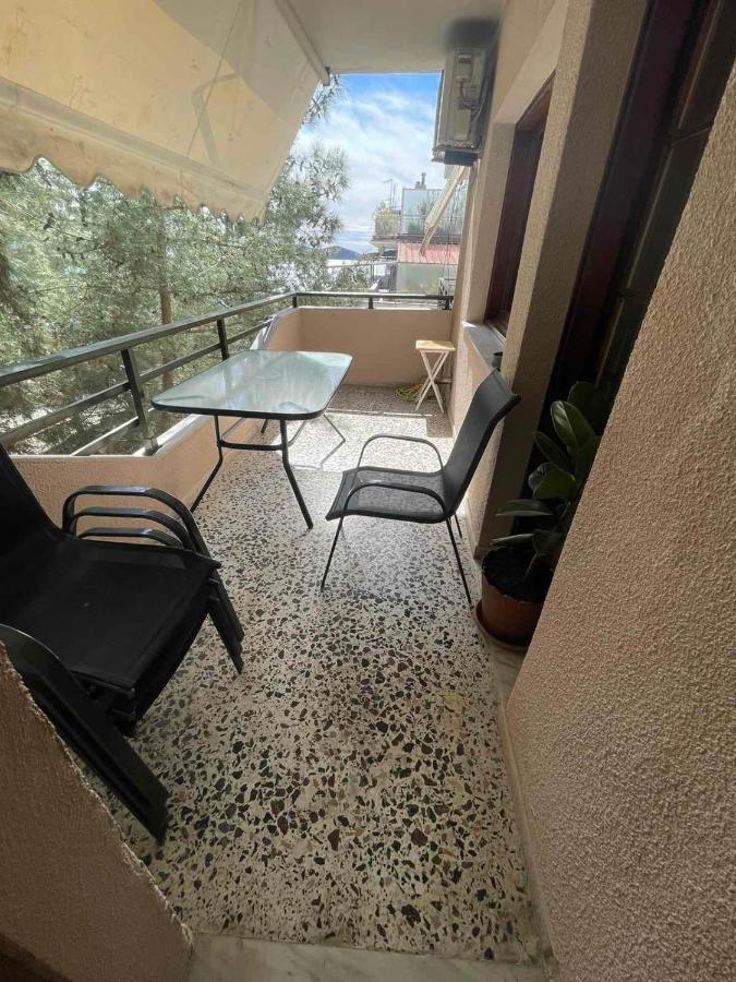 Nea Peramos Large Apartment Near The Beach Luaran gambar